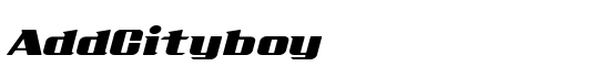 AddCityboy - Download Thousands of Free Fonts at FontZone.net