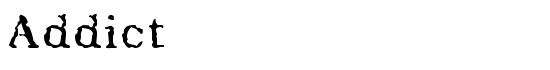 Addict - Download Thousands of Free Fonts at FontZone.net