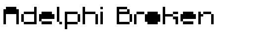 Adelphi Broken - Download Thousands of Free Fonts at FontZone.net