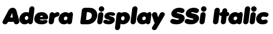 Adera Display SSi Italic - Download Thousands of Free Fonts at FontZone.net