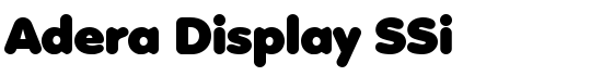 Adera Display SSi - Download Thousands of Free Fonts at FontZone.net