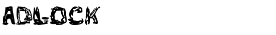adlock - Download Thousands of Free Fonts at FontZone.net