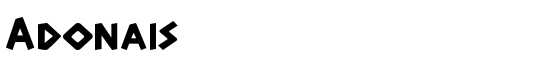 Adonais - Download Thousands of Free Fonts at FontZone.net