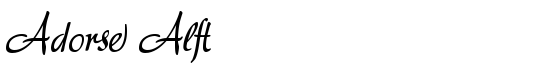 Adore Alt - Download Thousands of Free Fonts at FontZone.net