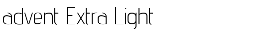 advent Extra Light - Download Thousands of Free Fonts at FontZone.net