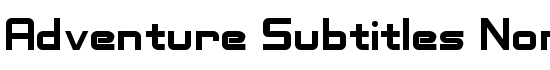 Adventure Subtitles Normal - Download Thousands of Free Fonts at FontZone.net