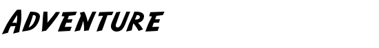 Adventure - Download Thousands of Free Fonts at FontZone.net