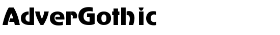 AdverGothic - Download Thousands of Free Fonts at FontZone.net