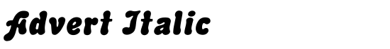 Advert Italic - Download Thousands of Free Fonts at FontZone.net
