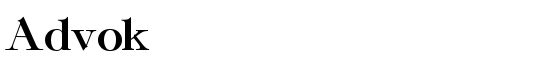 Advokat - Download Thousands of Free Fonts at FontZone.net