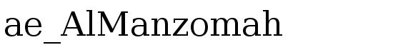 ae_AlManzomah - Download Thousands of Free Fonts at FontZone.net