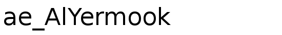ae_AlYermook - Download Thousands of Free Fonts at FontZone.net