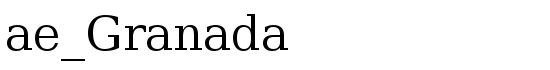 ae_Granada - Download Thousands of Free Fonts at FontZone.net