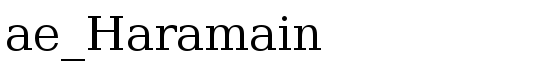 ae_Haramain - Download Thousands of Free Fonts at FontZone.net