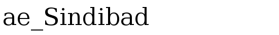ae_Sindibad - Download Thousands of Free Fonts at FontZone.net