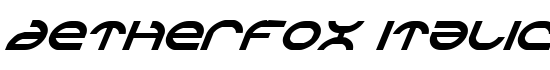 Aetherfox Italic - Download Thousands of Free Fonts at FontZone.net