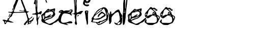 Afectionless - Download Thousands of Free Fonts at FontZone.net