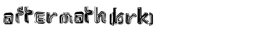 Aftermath (BRK) - Download Thousands of Free Fonts at FontZone.net