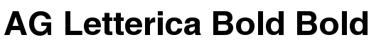 AG Letterica Bold Bold - Download Thousands of Free Fonts at FontZone.net