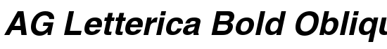 AG Letterica Bold Oblique Bold - Download Thousands of Free Fonts at FontZone.net