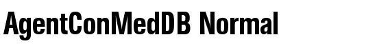 AgentConMedDB Normal - Download Thousands of Free Fonts at FontZone.net