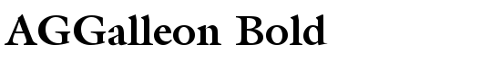 AGGalleon Bold - Download Thousands of Free Fonts at FontZone.net