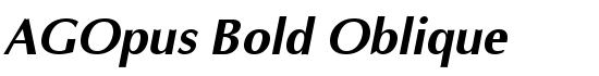 AGOpus Bold Oblique - Download Thousands of Free Fonts at FontZone.net