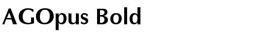 AGOpus Bold - Download Thousands of Free Fonts at FontZone.net