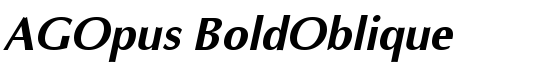 AGOpus BoldOblique - Download Thousands of Free Fonts at FontZone.net