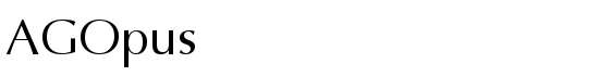 AGOpus - Download Thousands of Free Fonts at FontZone.net