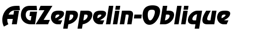 AGZeppelin-Oblique  - Download Thousands of Free Fonts at FontZone.net