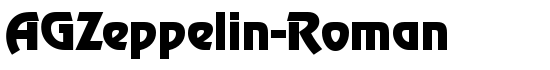 AGZeppelin-Roman - Download Thousands of Free Fonts at FontZone.net