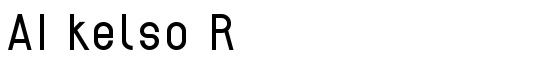 AI kelso R - Download Thousands of Free Fonts at FontZone.net