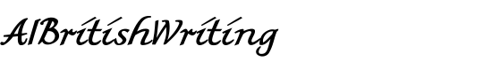 AIBritishWriting - Download Thousands of Free Fonts at FontZone.net