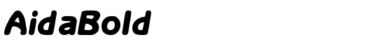 AidaBold - Download Thousands of Free Fonts at FontZone.net