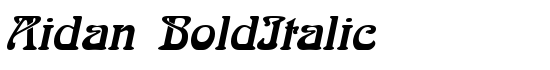 Aidan BoldItalic - Download Thousands of Free Fonts at FontZone.net