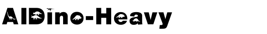 AIDino-Heavy - Download Thousands of Free Fonts at FontZone.net