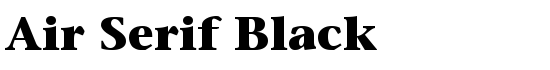 Air Serif Black - Download Thousands of Free Fonts at FontZone.net