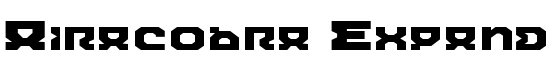 Airacobra Expanded - Download Thousands of Free Fonts at FontZone.net