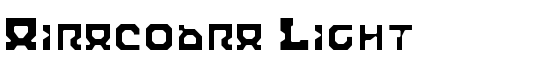 Airacobra Light - Download Thousands of Free Fonts at FontZone.net