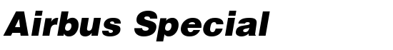 Airbus Special - Download Thousands of Free Fonts at FontZone.net
