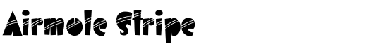 Airmole Stripe - Download Thousands of Free Fonts at FontZone.net