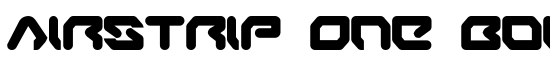 Airstrip One Bold - Download Thousands of Free Fonts at FontZone.net