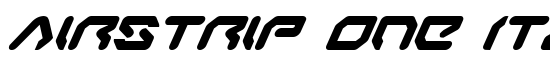 Airstrip One Italic - Download Thousands of Free Fonts at FontZone.net