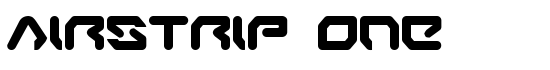 Airstrip One - Download Thousands of Free Fonts at FontZone.net