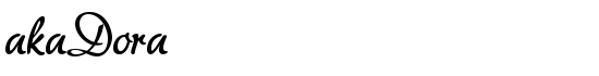 akaDora - Download Thousands of Free Fonts at FontZone.net