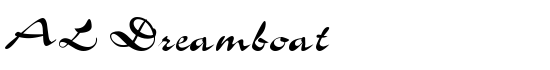 AL Dreamboat - Download Thousands of Free Fonts at FontZone.net