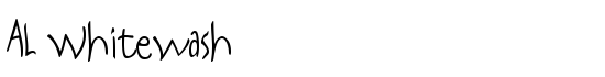 AL Whitewash - Download Thousands of Free Fonts at FontZone.net