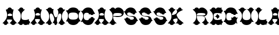 AlamoCapsSSK Regular - Download Thousands of Free Fonts at FontZone.net