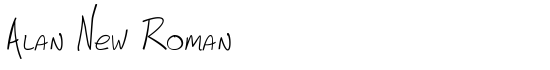 Alan New Roman - Download Thousands of Free Fonts at FontZone.net